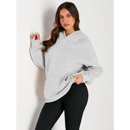 Blent10 Queen Oversized Hoodie Drop-Shoulder Sportswear