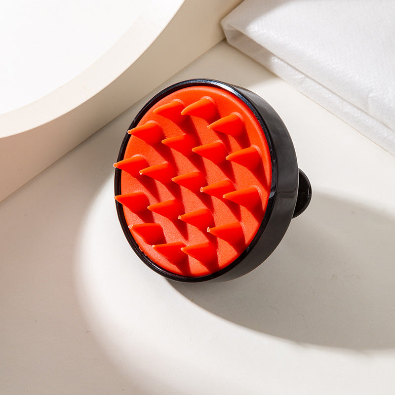 Blent10 soft silicone shampoo brush for scalp massage and hair cleansing