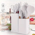 Blent10 19-piece silicone kitchen utensil set with spatulas and cooking spoons
