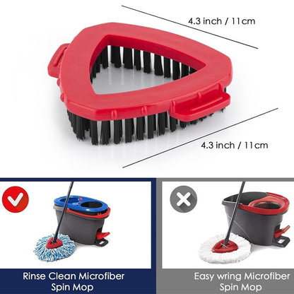 Blent10 triangular cleaning brush replacement head for compatible household cleaning tools