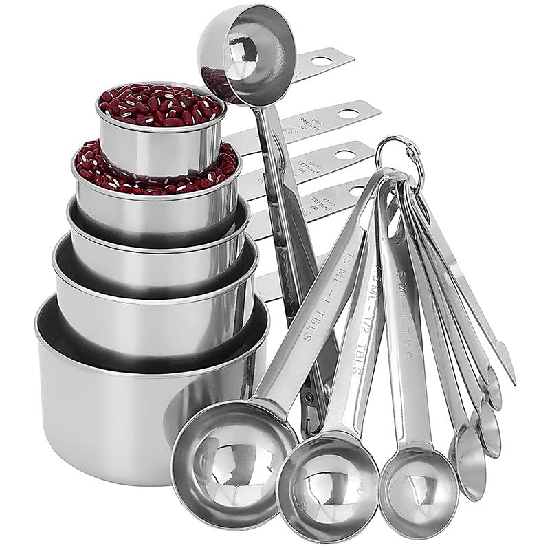 Blent10 measuring cup set with scale markings for cooking and baking