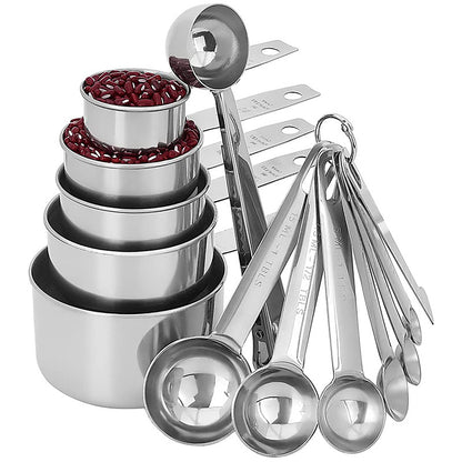 Blent10 measuring cup set with scale markings for cooking and baking