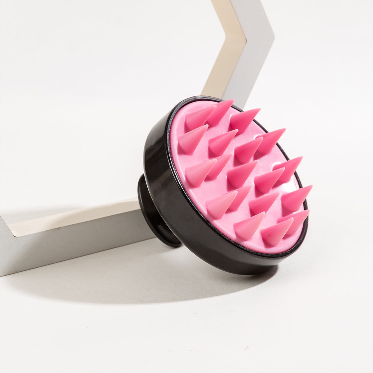 Blent10 soft silicone shampoo brush for scalp massage and hair cleansing