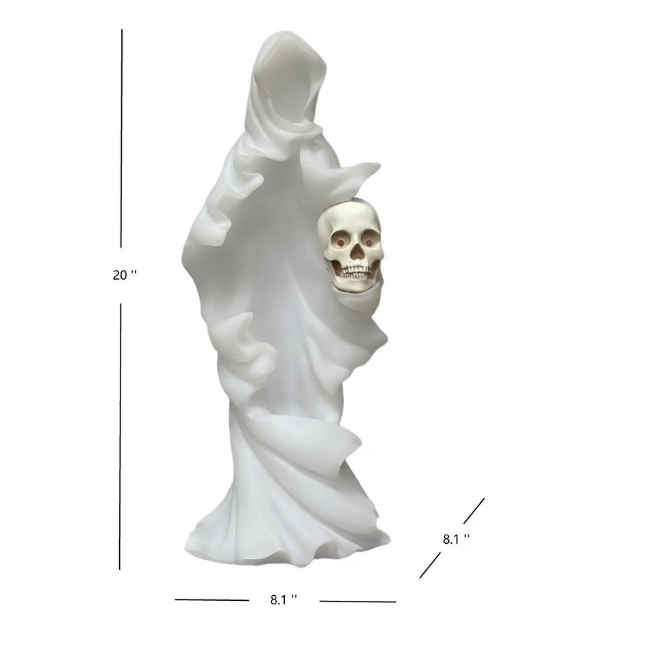 Blent10 Ghost Figurine &amp; Skeleton Halloween Decoration